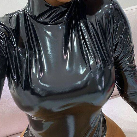 Cyber-Latex Liquid Bodysuit