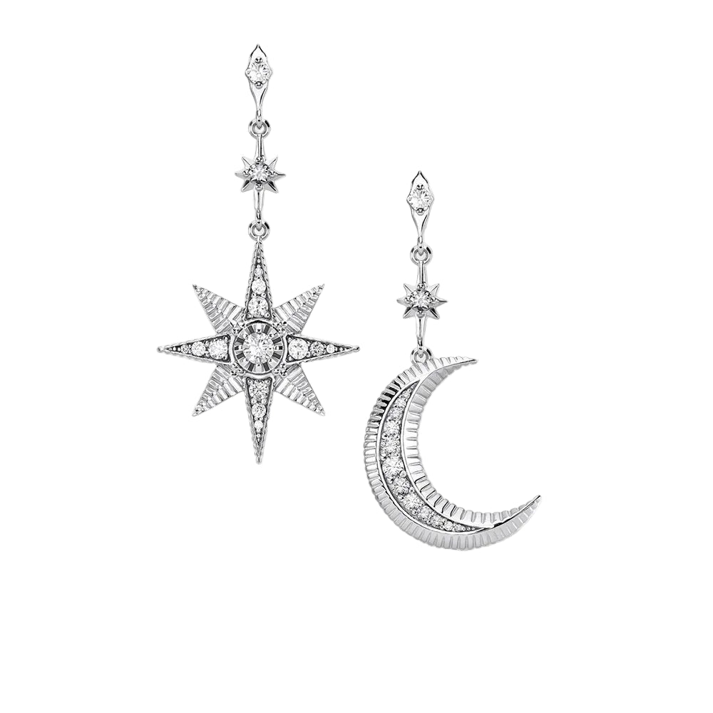 Pendientes Asimétricos Celestial