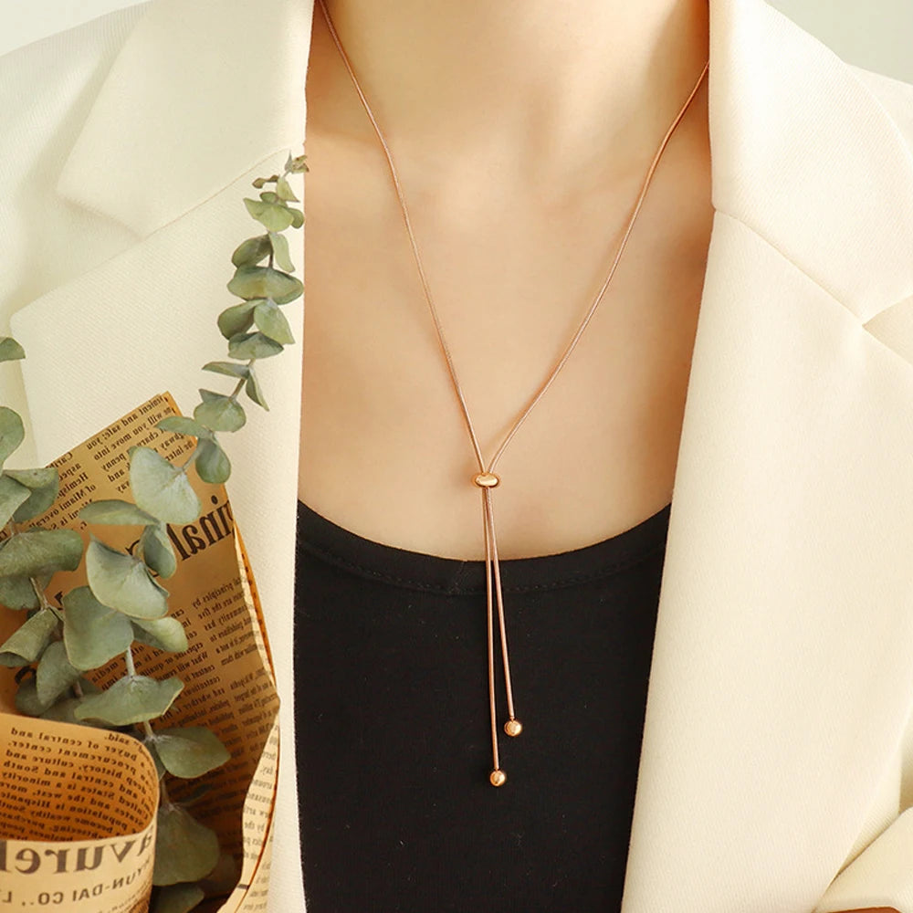 Collar Lariat Deslizante