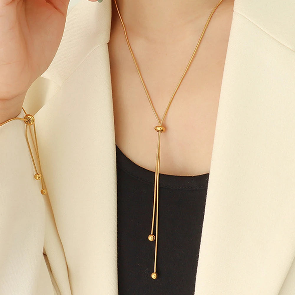 Collar Lariat Deslizante