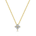 Collar Flor de Circonita