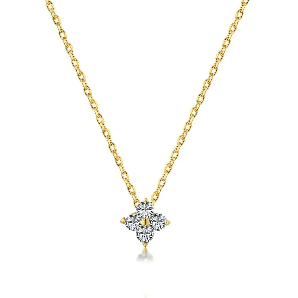 Collar Flor de Circonita