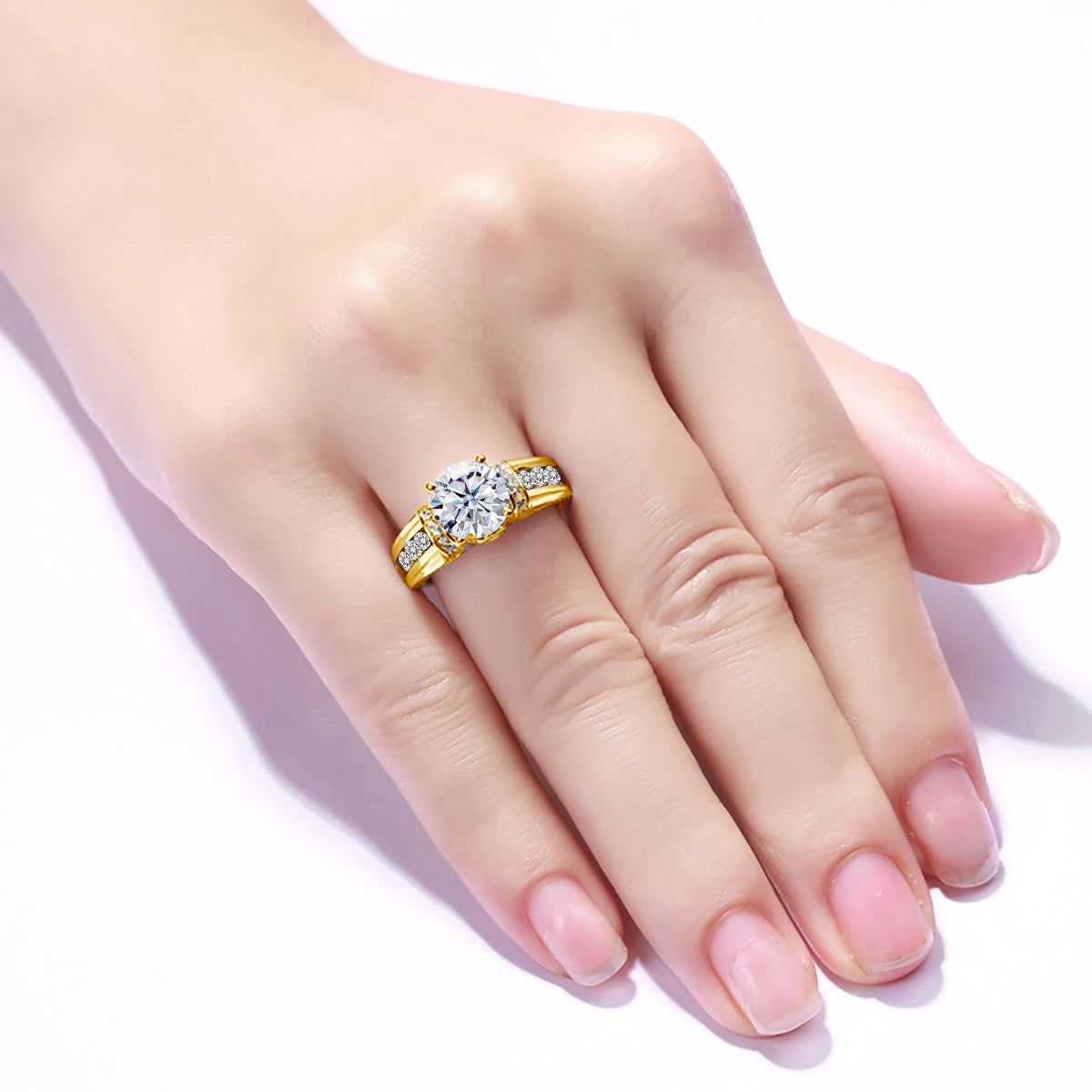 Anillo Royal Moissanita