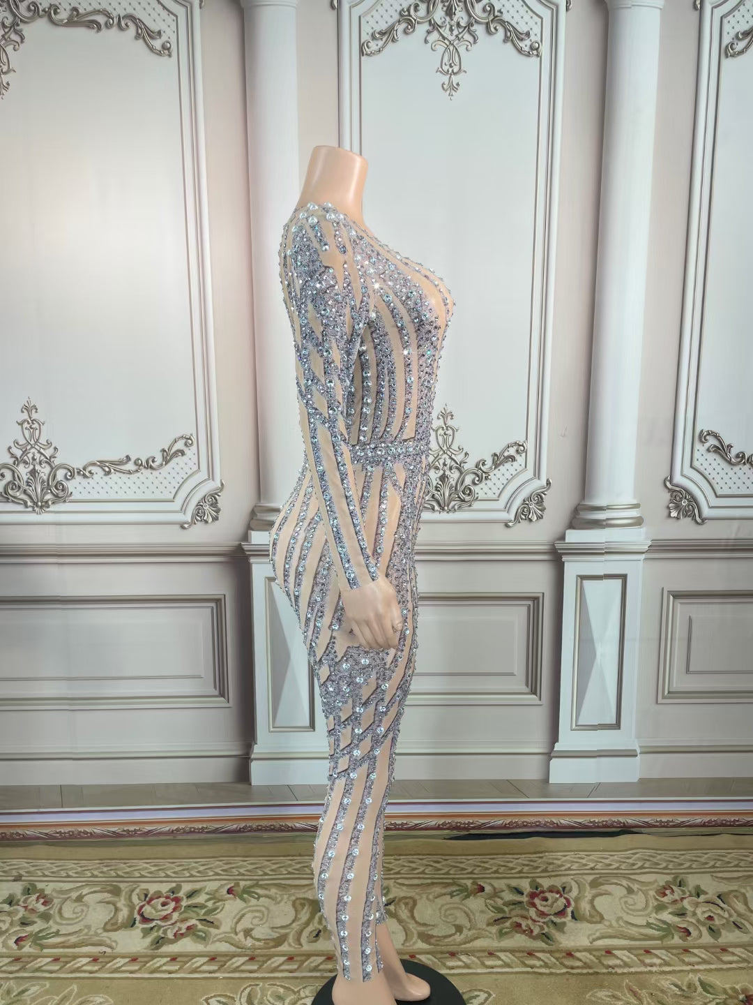 NEURAL DIAMOND JUMPSUIT